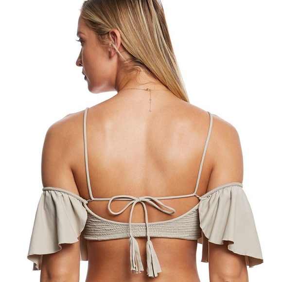 INDAH August Smocked Flounce Bikini NWT - Picture 3 of 5